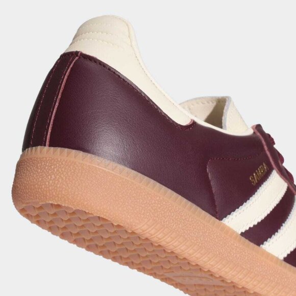 adidas Originals Samba OG Maroon Cream White Women's Size ID0477 - Picture 2 of 11